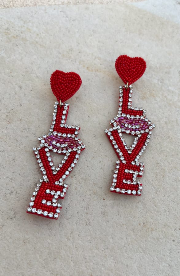 Handmade Love Earrings – shoparchief