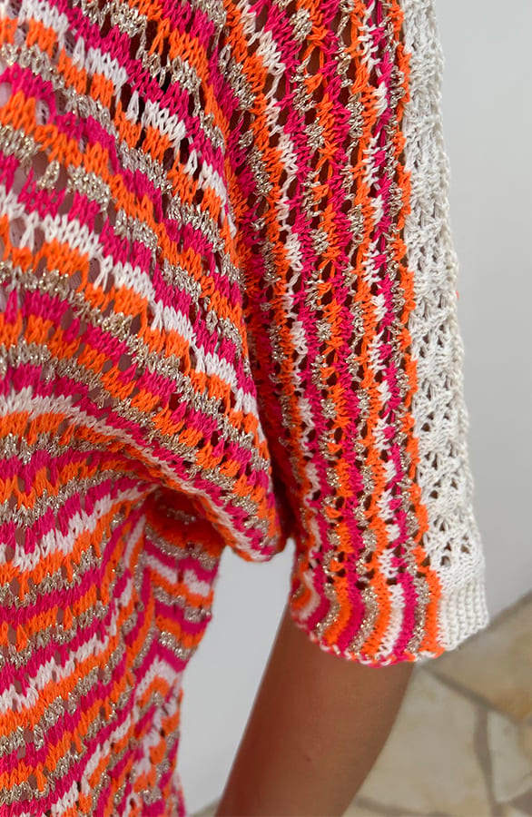 Lurex Gehaakte Top Benthe Neon – shirts & tops — foto 7