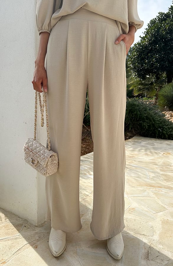 Pantalon Lilly Beige Regular
