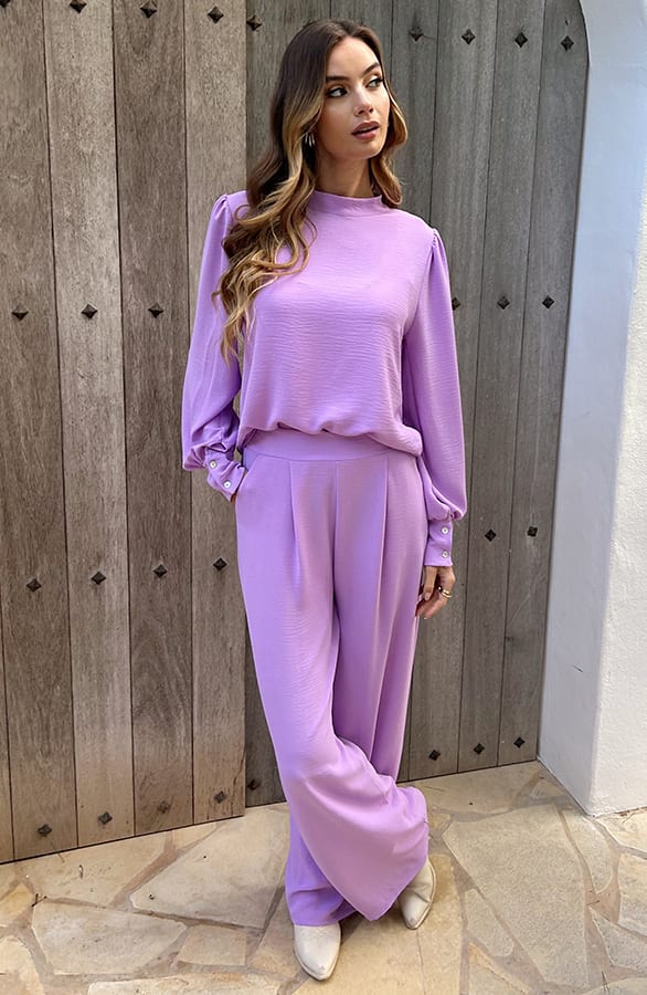 Pantalon Lilly Lila Regular – broeken — foto 2