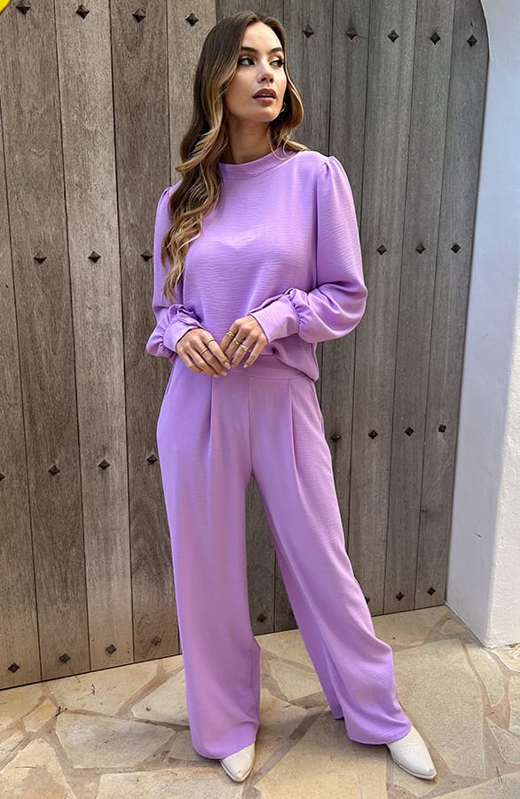 Pantalon Lilly Lila Regular – broeken — foto 5