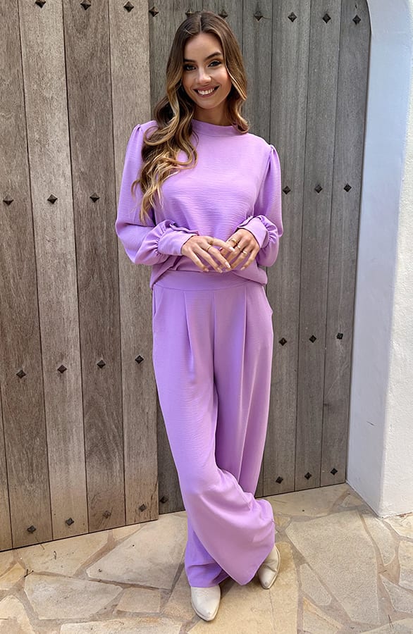 Pantalon Lilly Lila Regular – broeken — foto 3