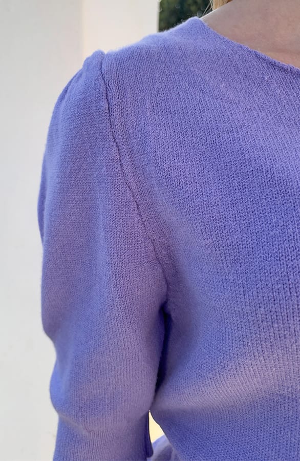 Pofmouwen Top Ariana Lila – shoparchief — foto 4