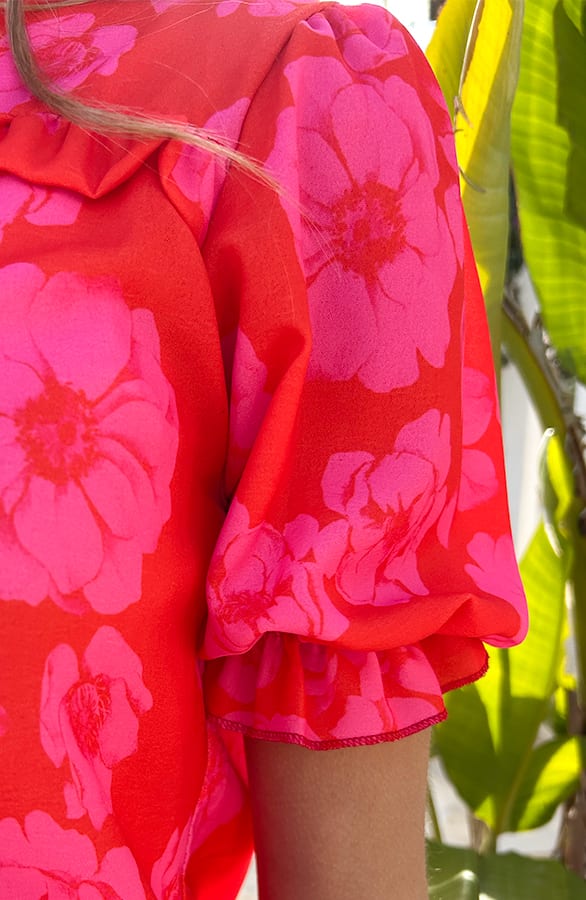 Pofmouwen Top Met Ruffle Demi Flowerly – shirts & tops — foto 4