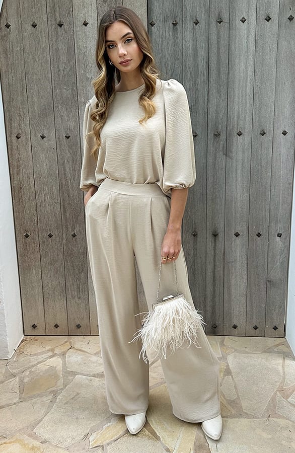 Pantalon Lilly Beige Regular – broeken — foto 5
