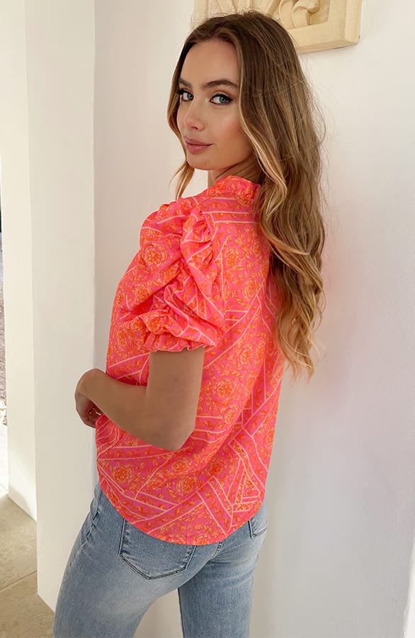 Ruffle Top Flower Myrthe – shirts & tops — foto 2