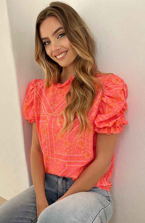 Ruffle Top Flower Myrthe – shirts & tops — foto 6