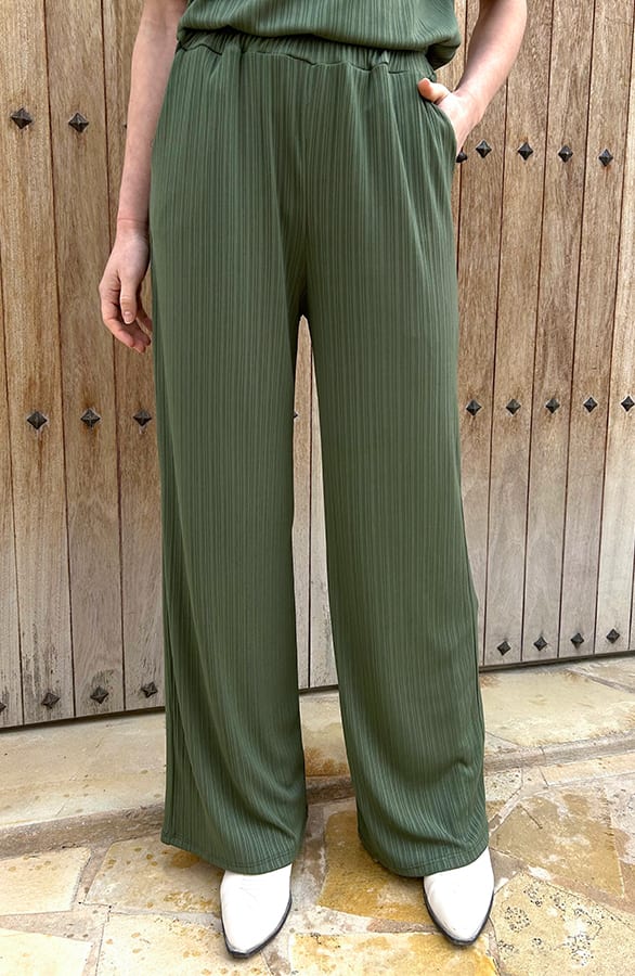 Soft Pantalon Lydia Army – shoparchief