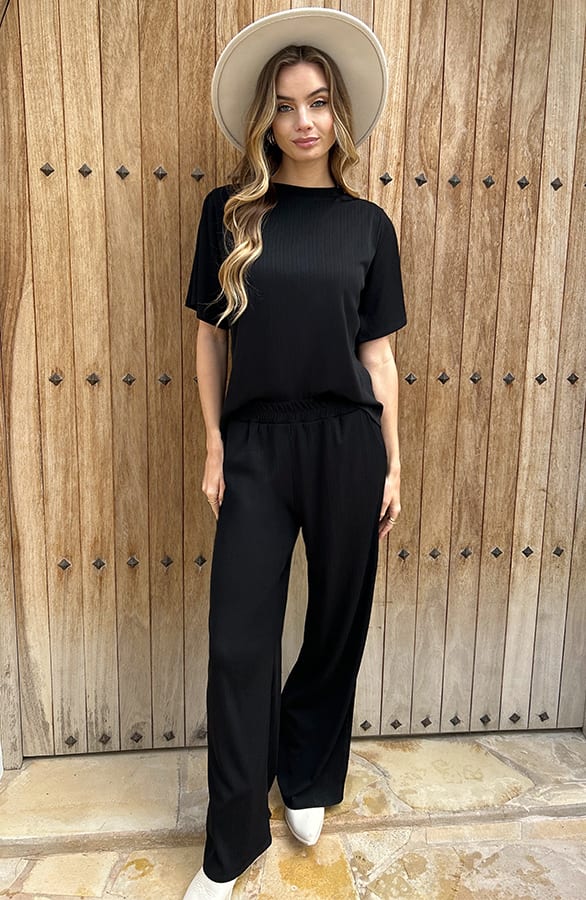 Soft Pantalon Lydia Zwart – broeken — foto 2