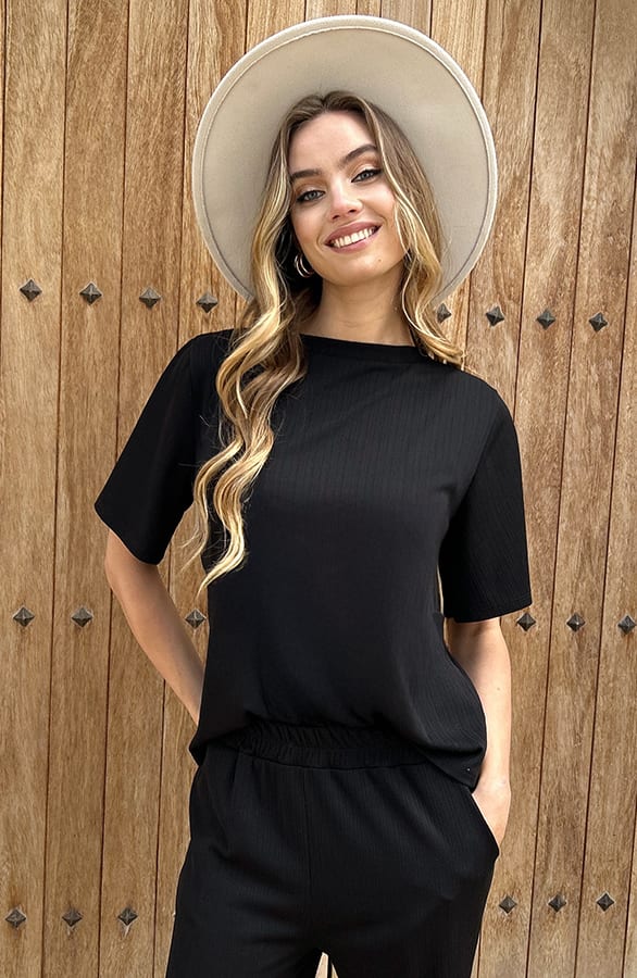 Soft Top Lydia Zwart – shoparchief