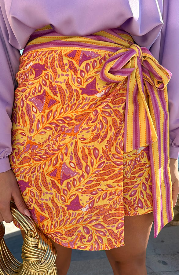 Wrap Skirt Savannah Oranje – shoparchief — foto 9