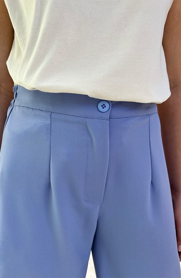 Elegant Pantalon Pastel Blauw – shoparchief — foto 4