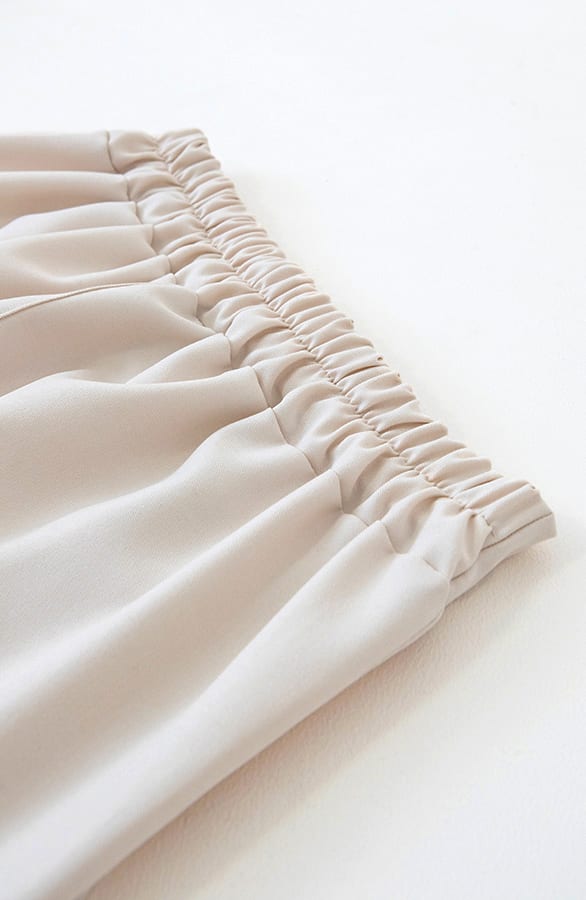 High Waist Pantalon Wide Leg Jette Beige – sale — foto 7
