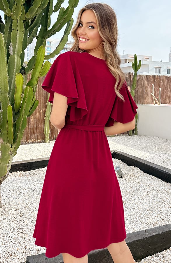 Jurk Nikkie Bordeaux 2.0 – shoparchief — foto 3