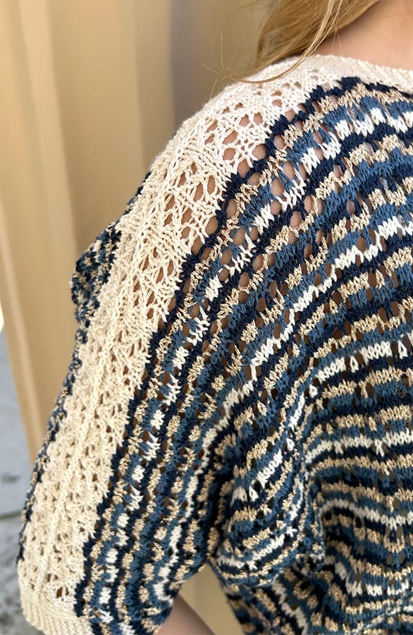 Lurex Gehaakte Top Blauw – shoparchief — foto 6