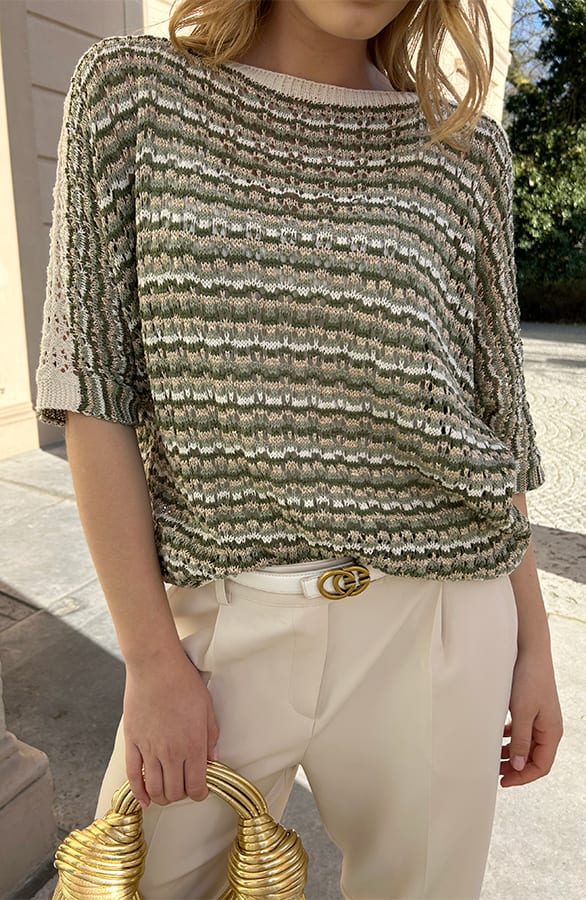 Lurex Gehaakte Top Groen – shoparchief — foto 8