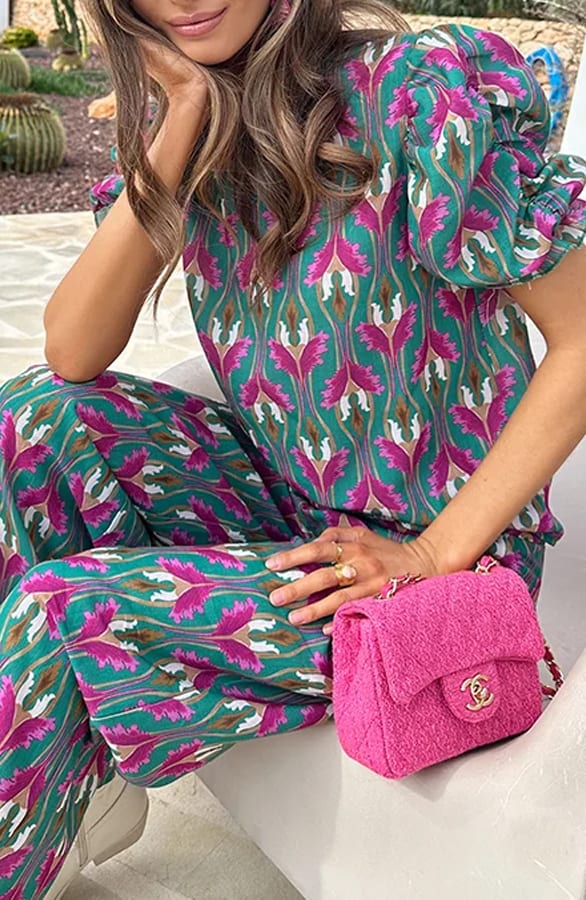 Pantalon Tropische Print – kleding — foto 6