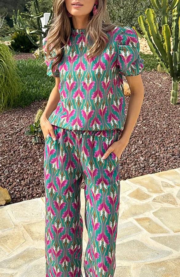 Pantalon Tropische Print – kleding — foto 5