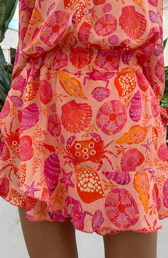 Shell Skort Djedi Koraal – sale
