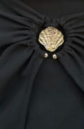 Shell Wrap Scuba Skort Laylee Zwart – shoparchief — foto 2
