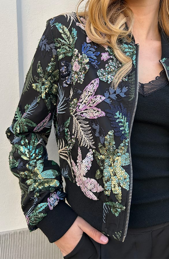 Tropical Detailed Jacket Jordan Zwart – shoparchief — foto 5