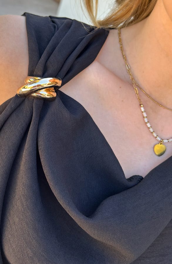 A Symmetric Waterval Top Zwart – shirts & tops — foto 5