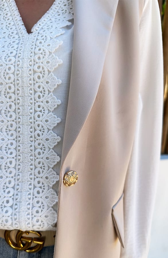 Blazer Gilet Sally Beige – vesten — foto 6