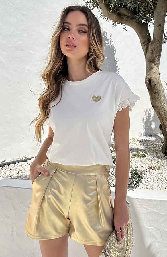 Broderie Heart Top Geneva Off White – shirts & tops — foto 5