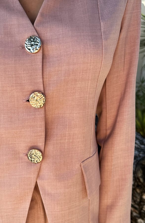 Classic Muse Taille Blazer Roze – shoparchief — foto 8