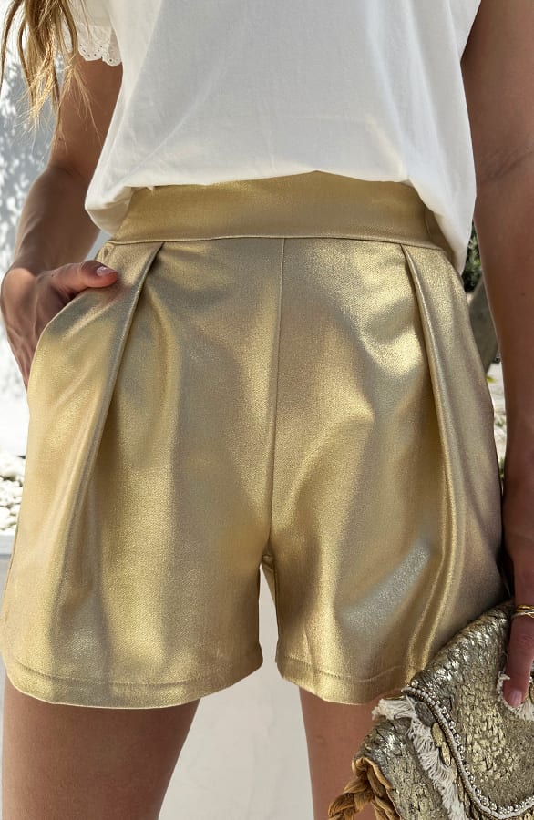 Coating Short Amori Goud – shoparchief — foto 2