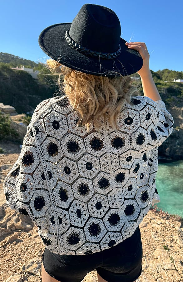 Crochet Cardigan Gaby Ecru – shoparchief — foto 3