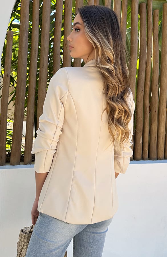 Dames Blazer Nore Beige 2.0 – blazers — foto 3
