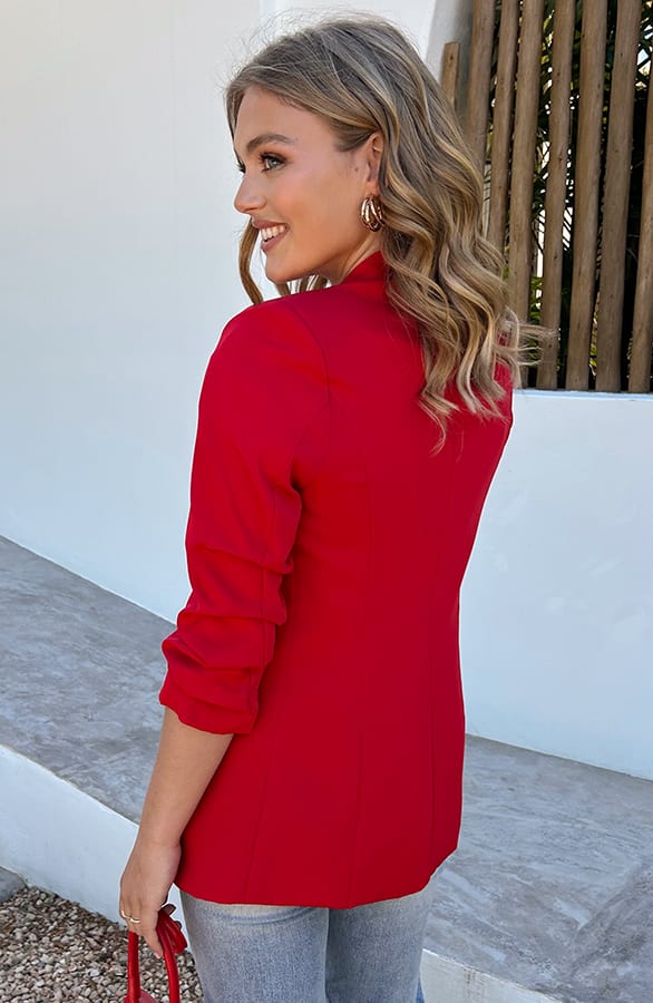 Dames Blazer Nore Rood 2.0 – shoparchief — foto 3