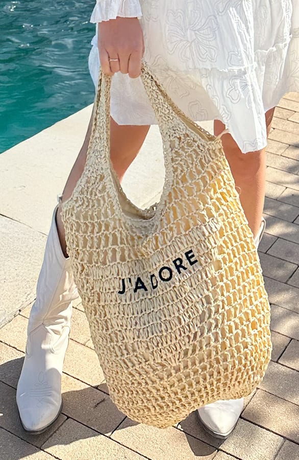 J Adore Tas Raffia Beige – shoparchief