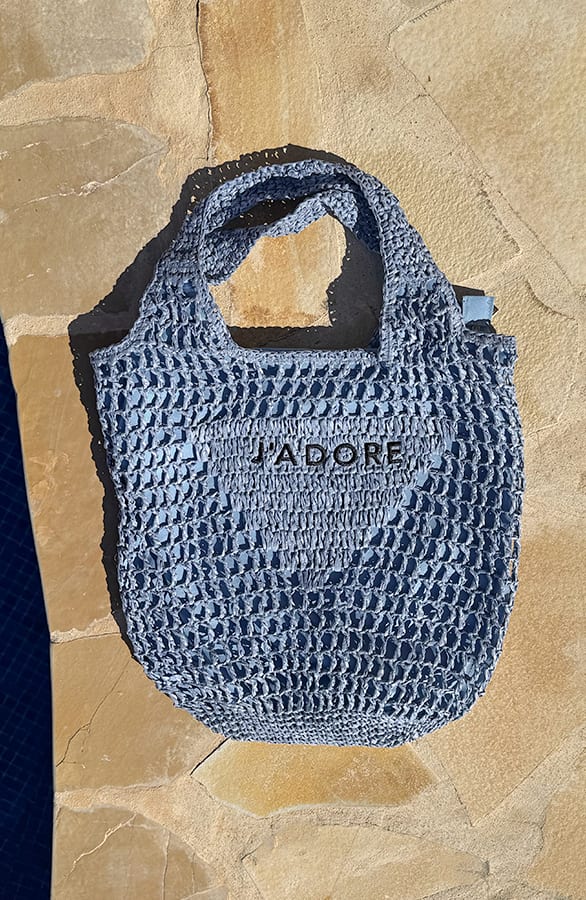 J Adore Tas Raffia Denim Blauw – shoparchief — foto 2