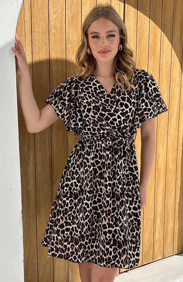 Jurk Nikkie Leopard Zwart 2.0 – alle jurkjes — foto 4