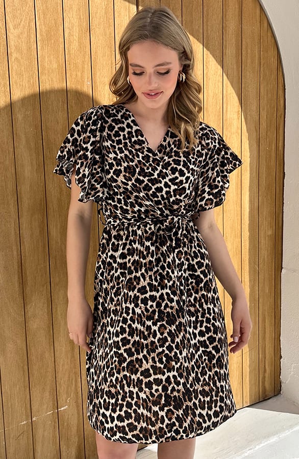 Jurk Nikkie Leopard Zwart 2.0 – alle jurkjes — foto 5
