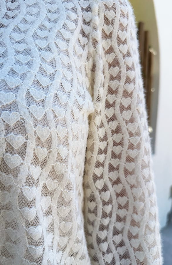 Long Sleeve Hartjes Mesh Top Tess Light Beige – shirts & tops — foto 8