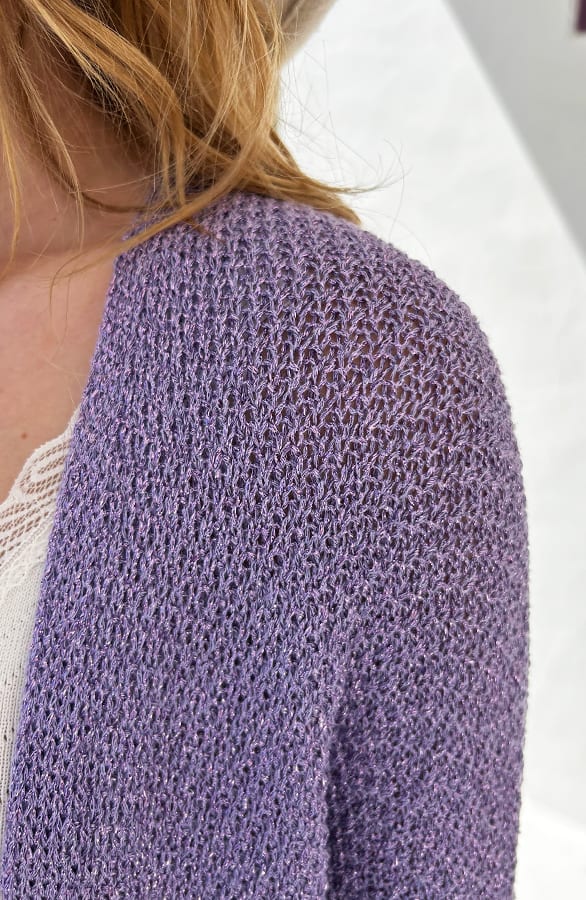 Lurex Knitted Vest Lila – shoparchief — foto 7