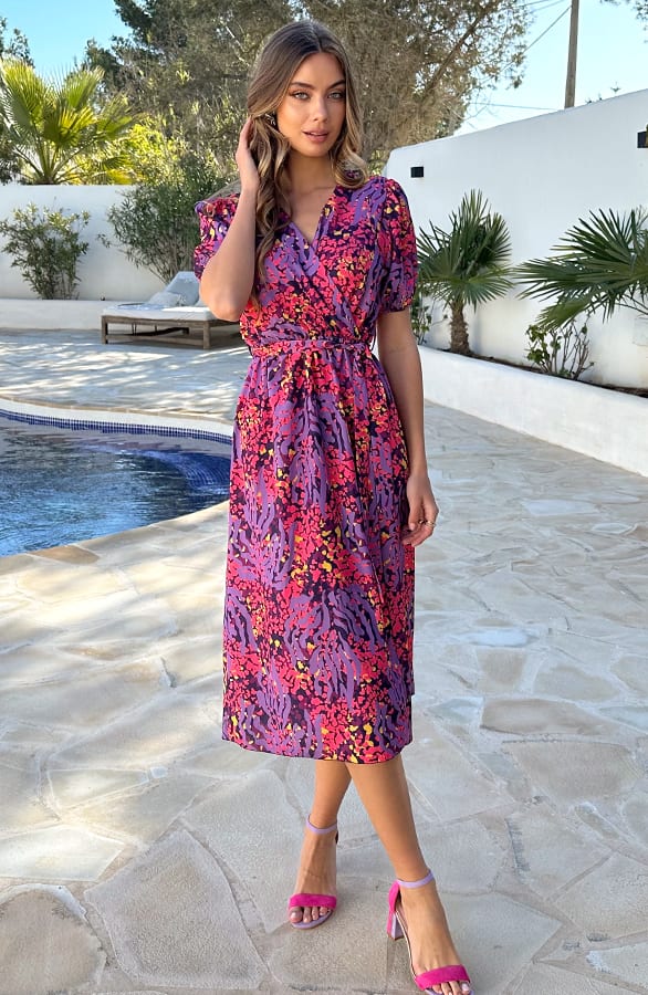 Split Jurk Lilian Purple – alle jurkjes — foto 4
