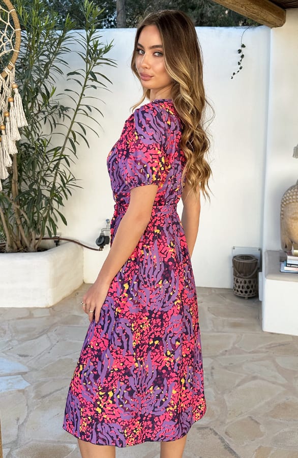 Split Jurk Lilian Purple – alle jurkjes — foto 2
