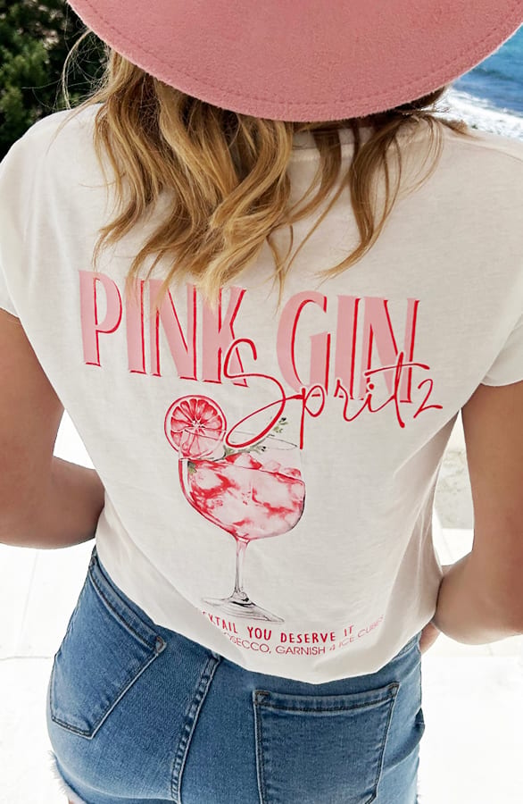 Pink Gin T-Shirt Roze – it-shirts — foto 3