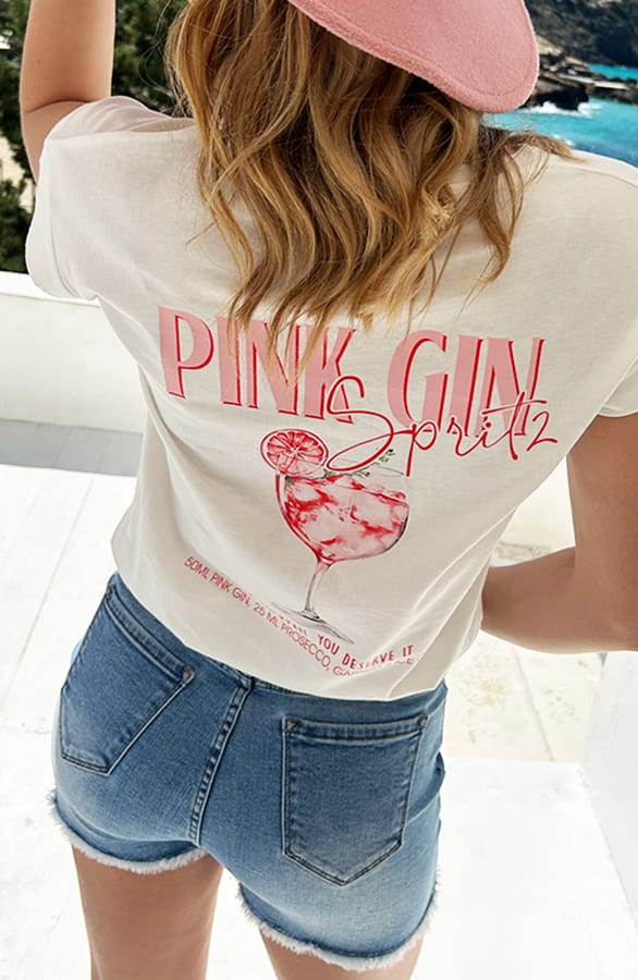Pink Gin T-Shirt Roze – it-shirts — foto 5