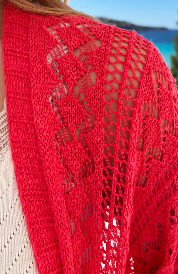 Soft Ibiza Cardigan Beau Koraal – shoparchief — foto 11