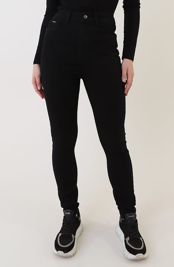 Stretch Skinny Jeans Dez Black — foto 5