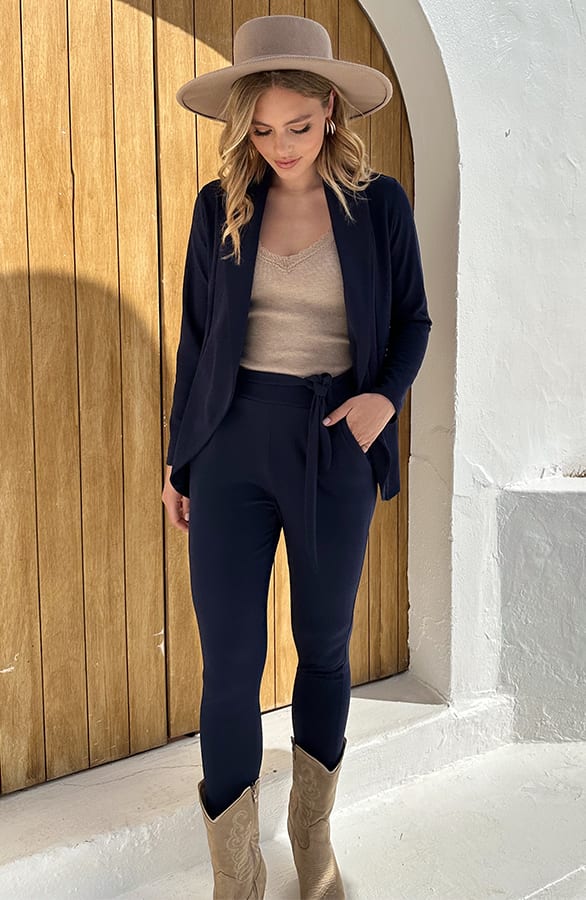 Strik Broek Claire Marine – shoparchief — foto 4