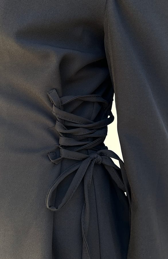 Strik Detail Colbert Zwart – shoparchief — foto 4
