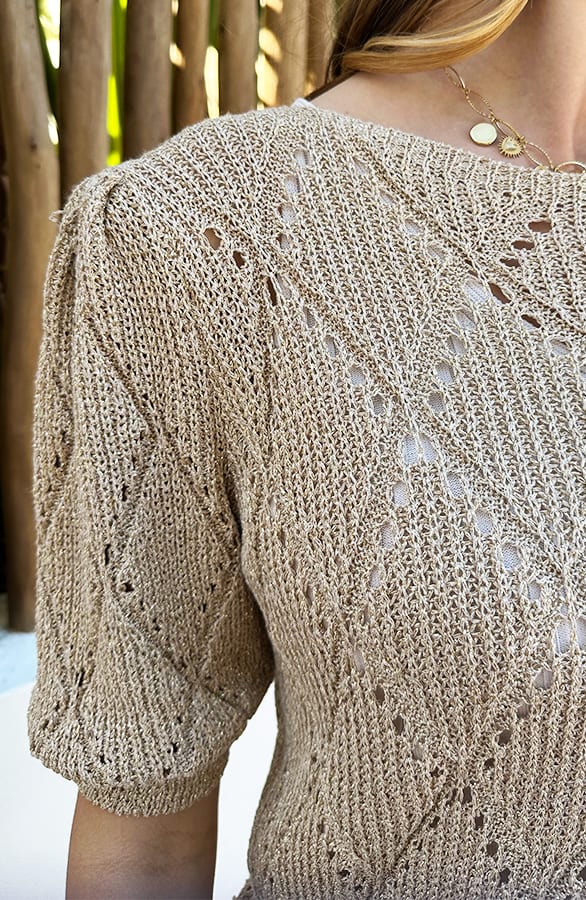Strik Top Lurex Amara Gold – shirts & tops — foto 5