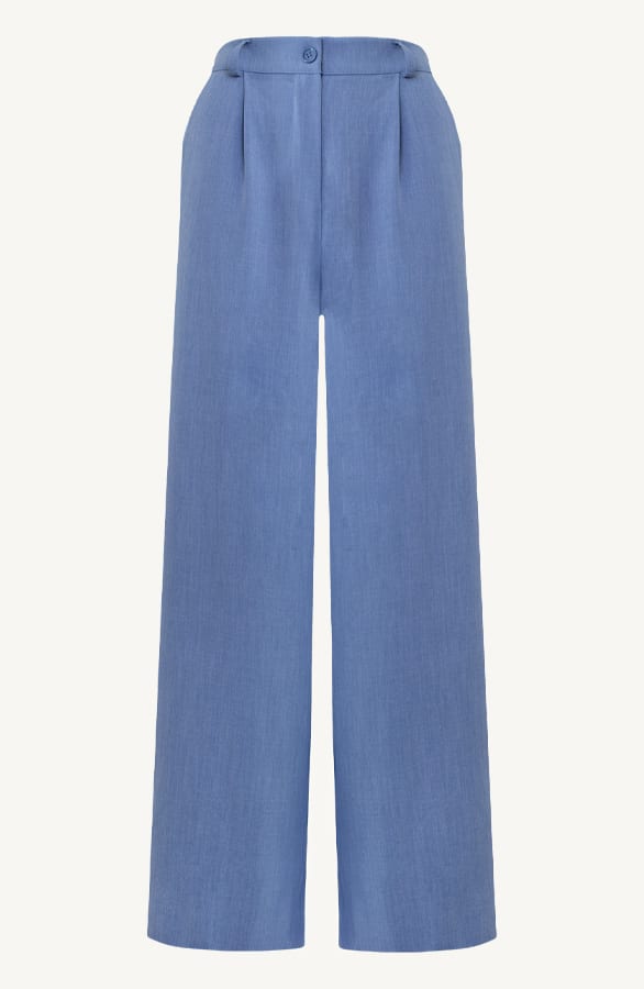 Wide Leg Pantalon Blue – shoparchief