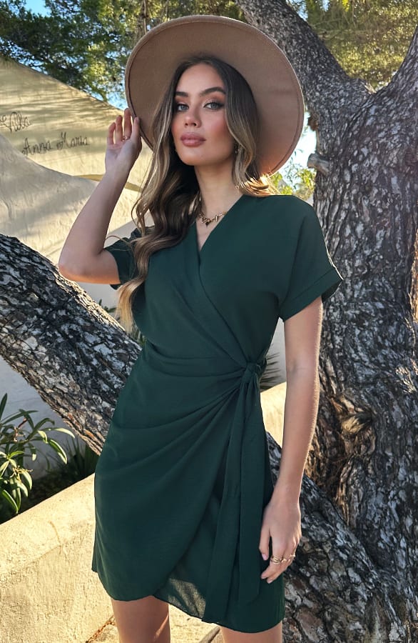Wrap Jurk Fenna Emerald
